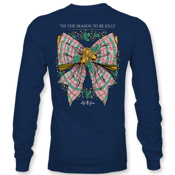Christmas Bow - LONG SLEEVE - 13947